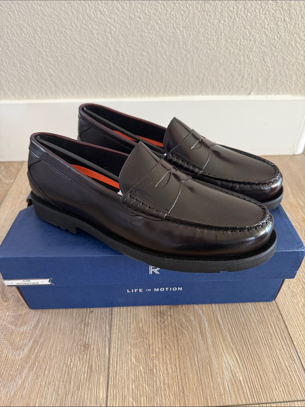 Rockport Men’s Leather Modern Prep Penny Loafers